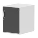 Server cabinet with door, designed to accommodate 19" inserts, right-hinged door   523 x 738 x 750mm