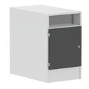 Under-table cabinet, floor standing, with distribution panel, left-mounted    450 x 740 x 750 mm