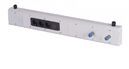Function strip with 3x 230-V earth-contact sockets+switches, 2x compressed air outlets, 875x130x60mm (whd)